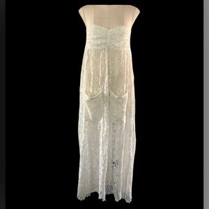 Muche et Muchette lace eyelet swimsuit coverup